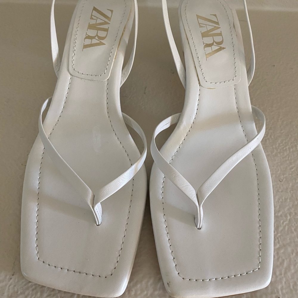 Zara lace up sandals